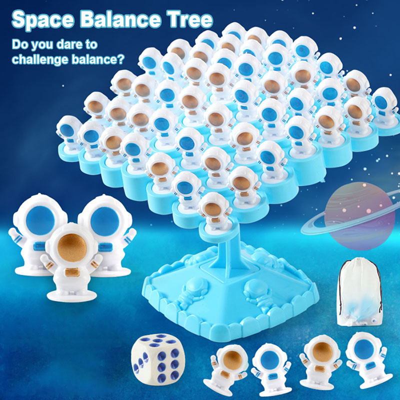 Board Game Saboteur - Astronautas criativo equilíbrio árvore brinquedo placa