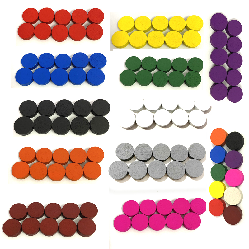 Board Game Impostor - 100 peças de diâmetro 15*5mm peças