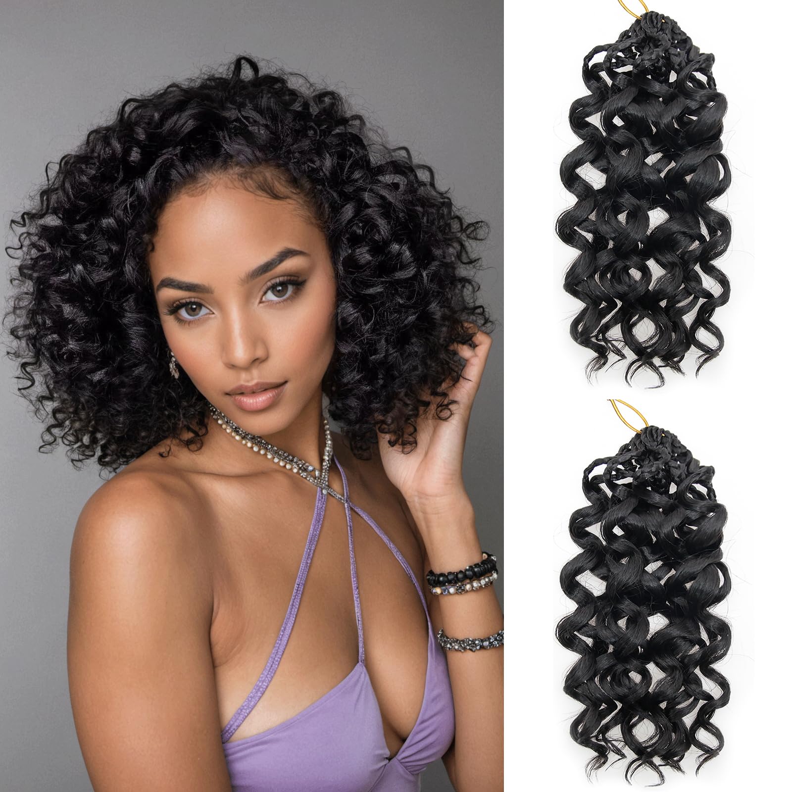 Board Game Yogi - Cabelo Cacheado Curto Gogo Curl de