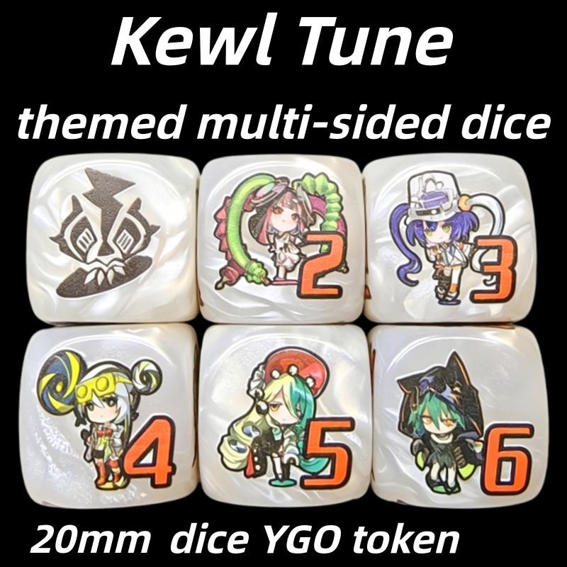 Board Game Impostor - Yu-Gi-Oh! Kewl Tune Dados Especiais Rotativos