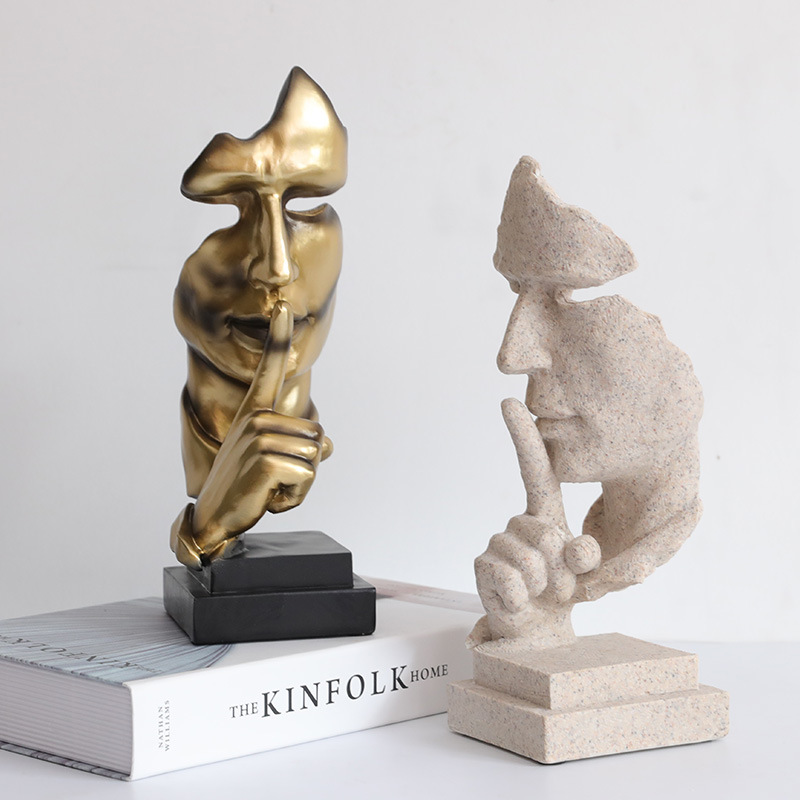 Board Game Yogi - Resin Silence é Golden Mask Statue,