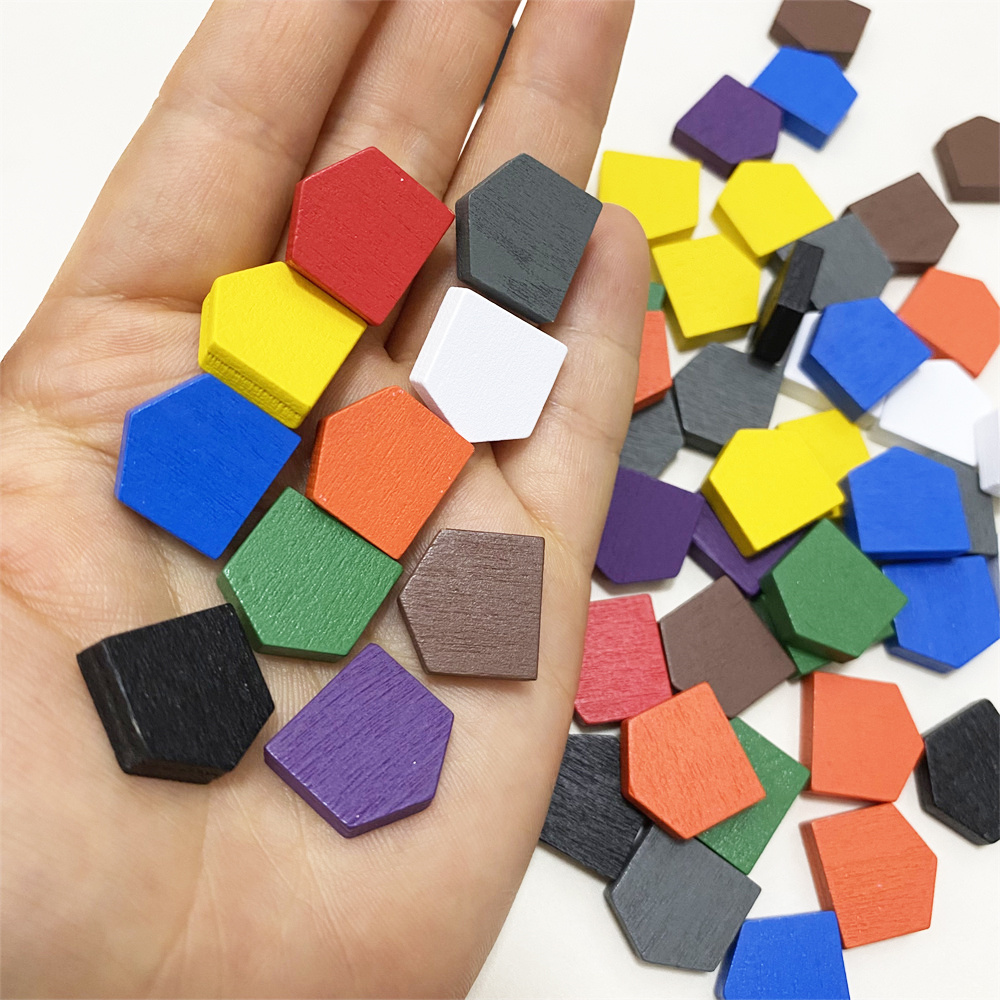 50 peças 16*16mm casa de madei - Board Game Impostor avaliação e preço