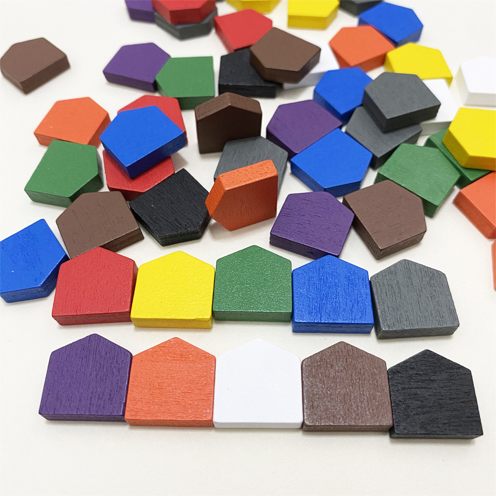 50 peças 16*16mm casa de madei - Board Game Impostor avaliação e preço