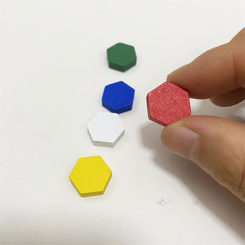 50 peças de madeira hexagonal  - Board Game Impostor avaliação e preço