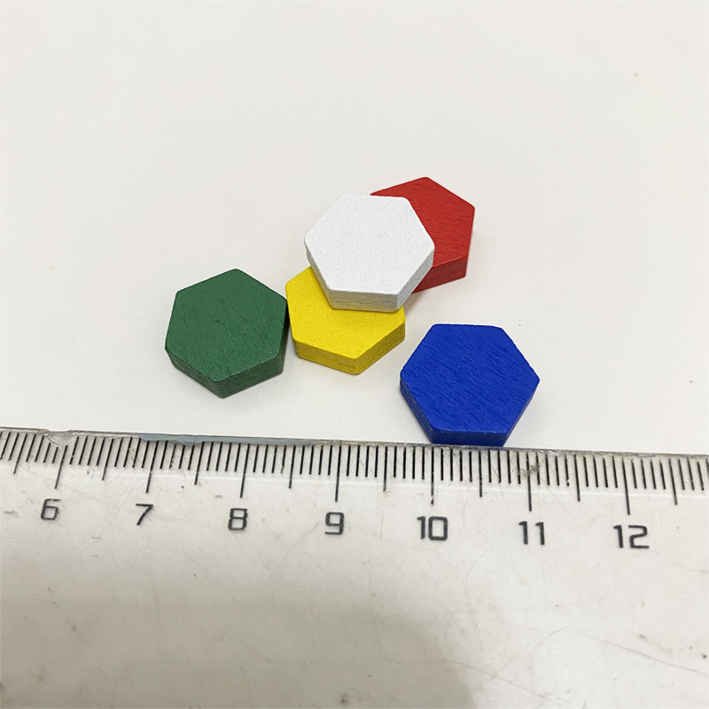 50 peças de madeira hexagonal  - Board Game Impostor avaliação e preço