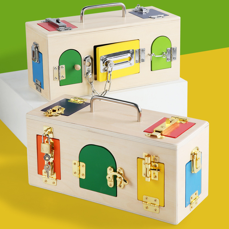 Montessori caixa de bloqueio b - Board Game Life avaliação e preço