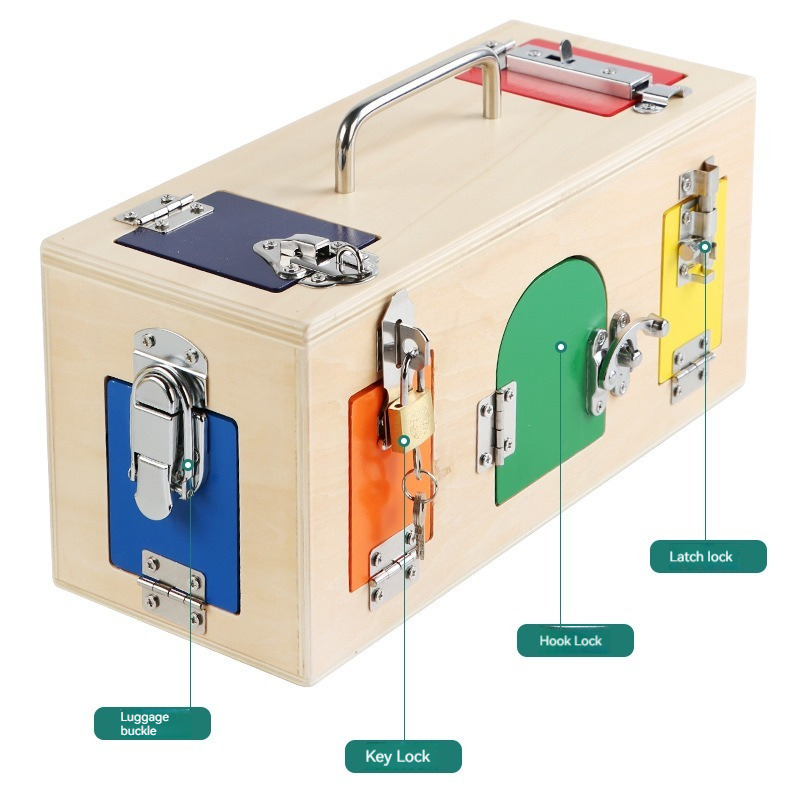 Montessori caixa de bloqueio b - Board Game Life avaliação e preço