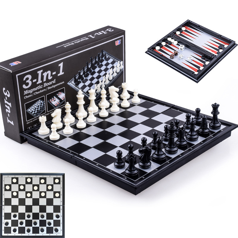 Xadrez magnético dobrável 25cm - Board Game Quacks avaliação e preço