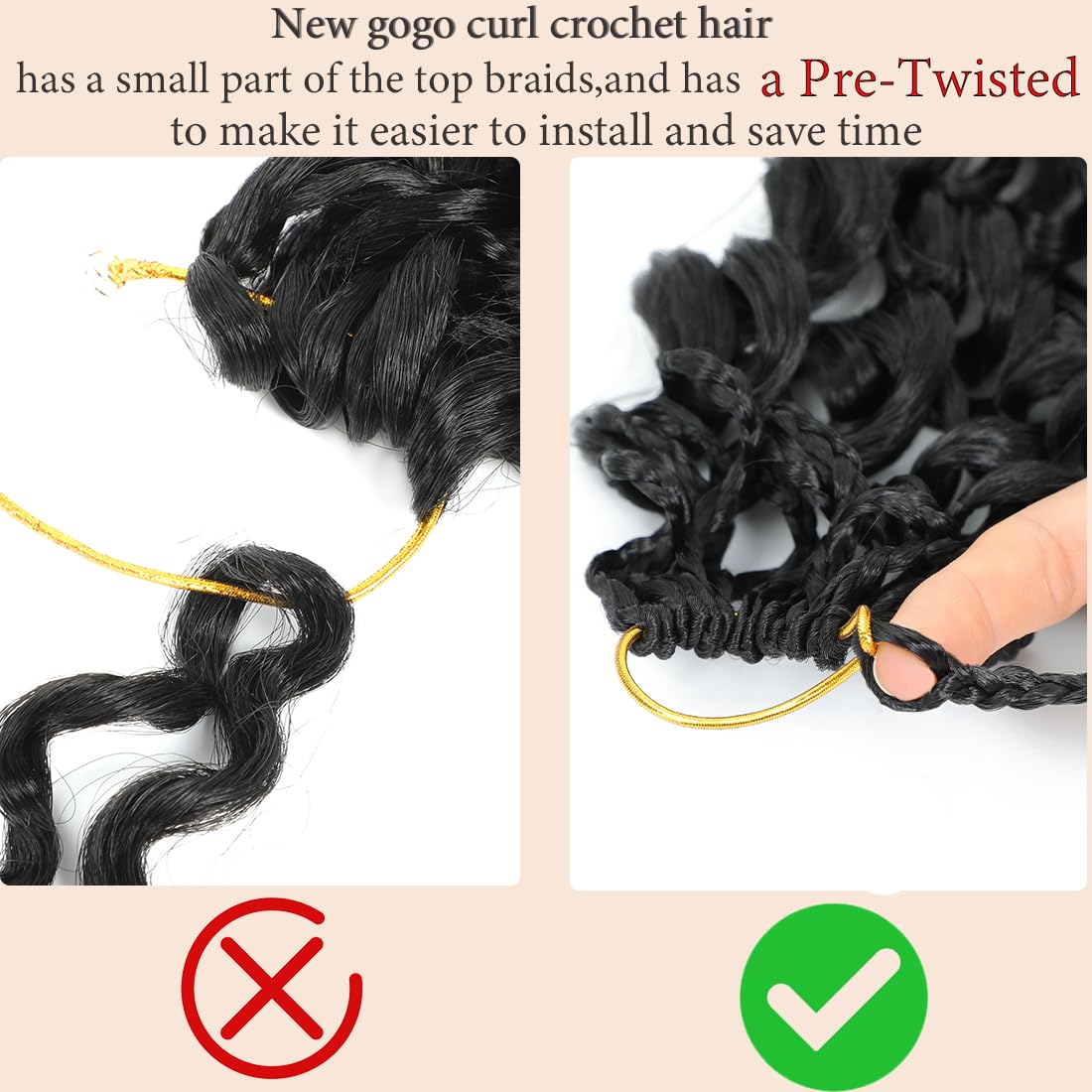 Cabelo Cacheado Curto Gogo Cur - Board Game Yogi avaliação e preço